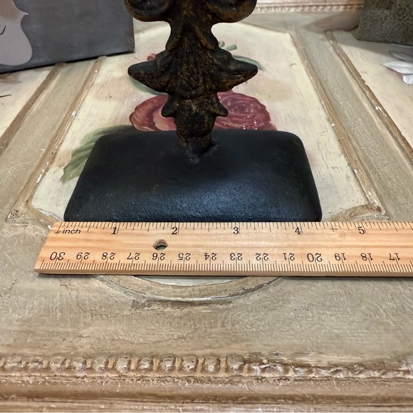 Vintage Gothic Wrought Iron Candle Holder - Picture 11 of 14